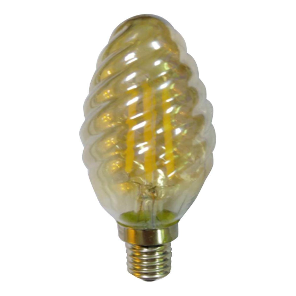 Лампа светодиодная Kink Light E14 6W 2700K золотая 098356-1,33 