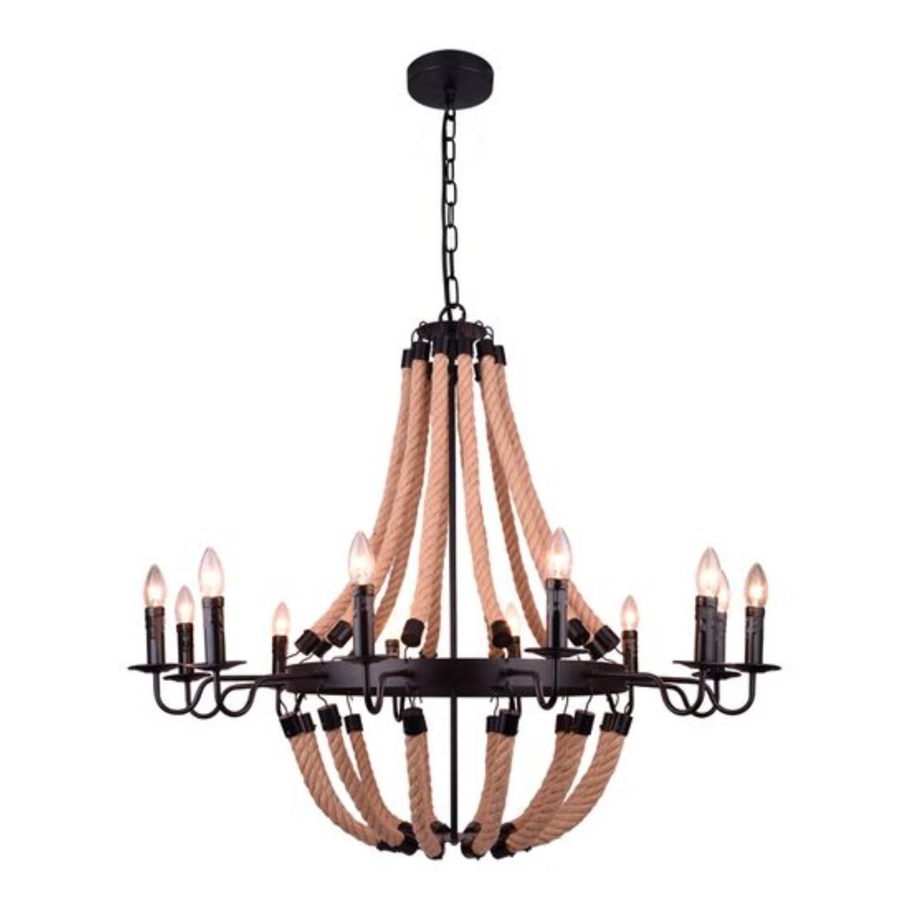 Подвесная люстра Arte Lamp Marsiglia A8956LM-12BK 