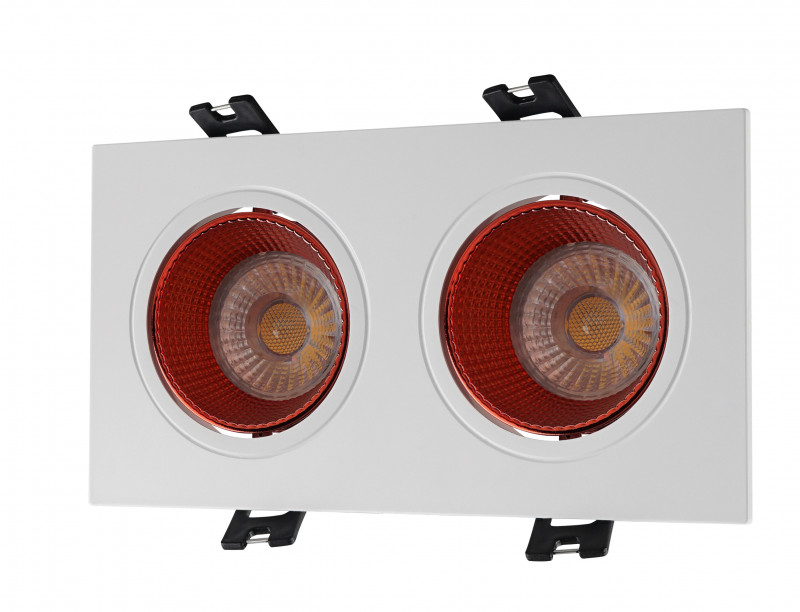 Встраиваемый светильник Denkirs DK3072-WH+RD 