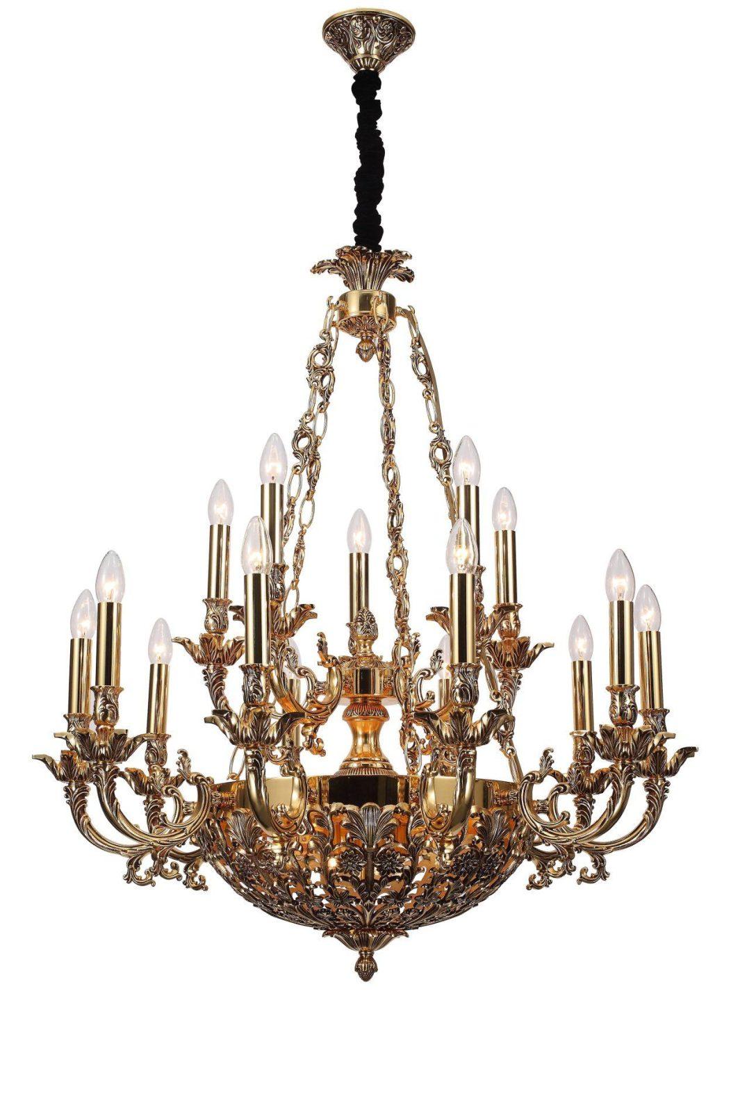 Подвесная люстра Lucia Tucci Firenze 1781.15.3 Antique Gold 