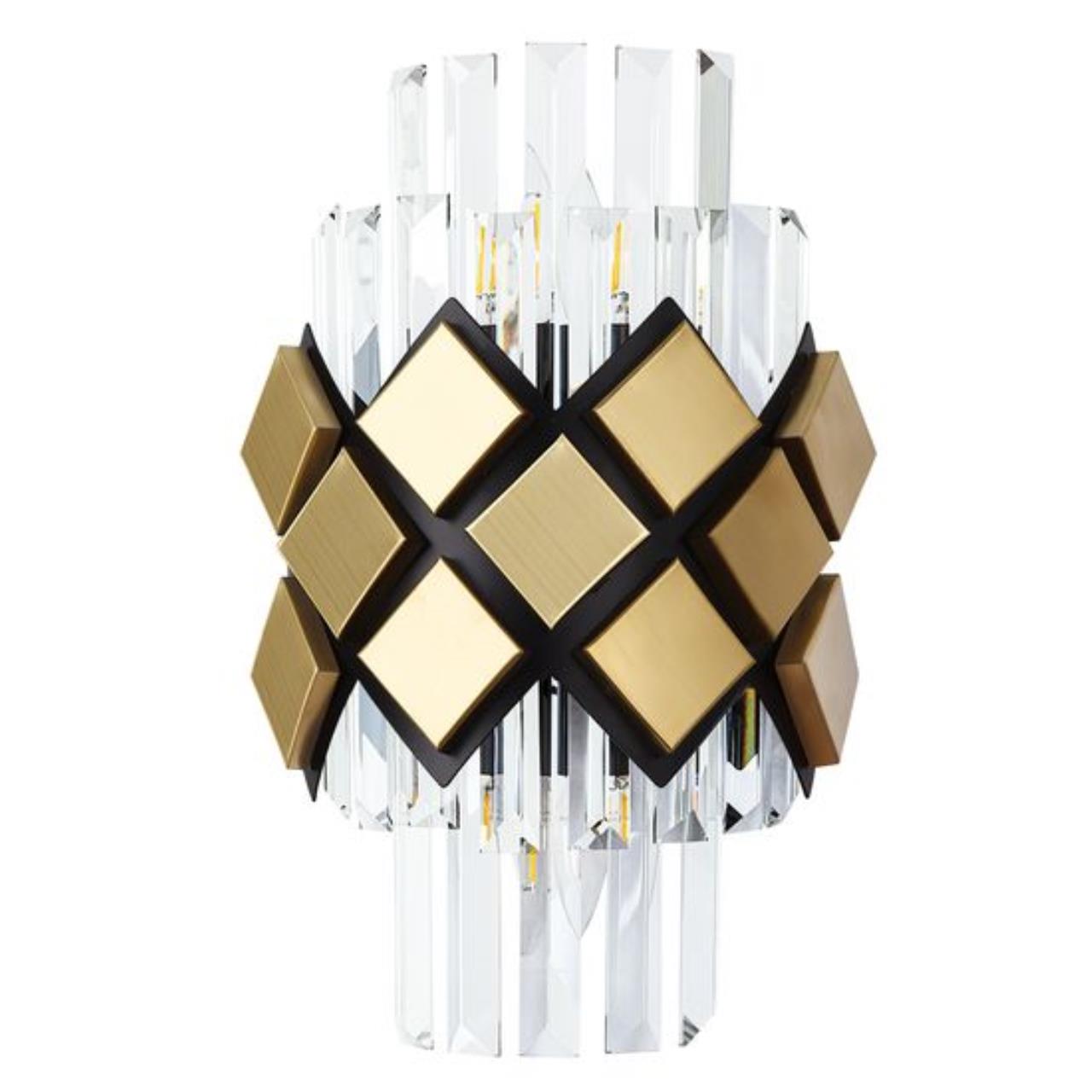 Настенный светильник Arte Lamp Amelia A1039AP-2BK 