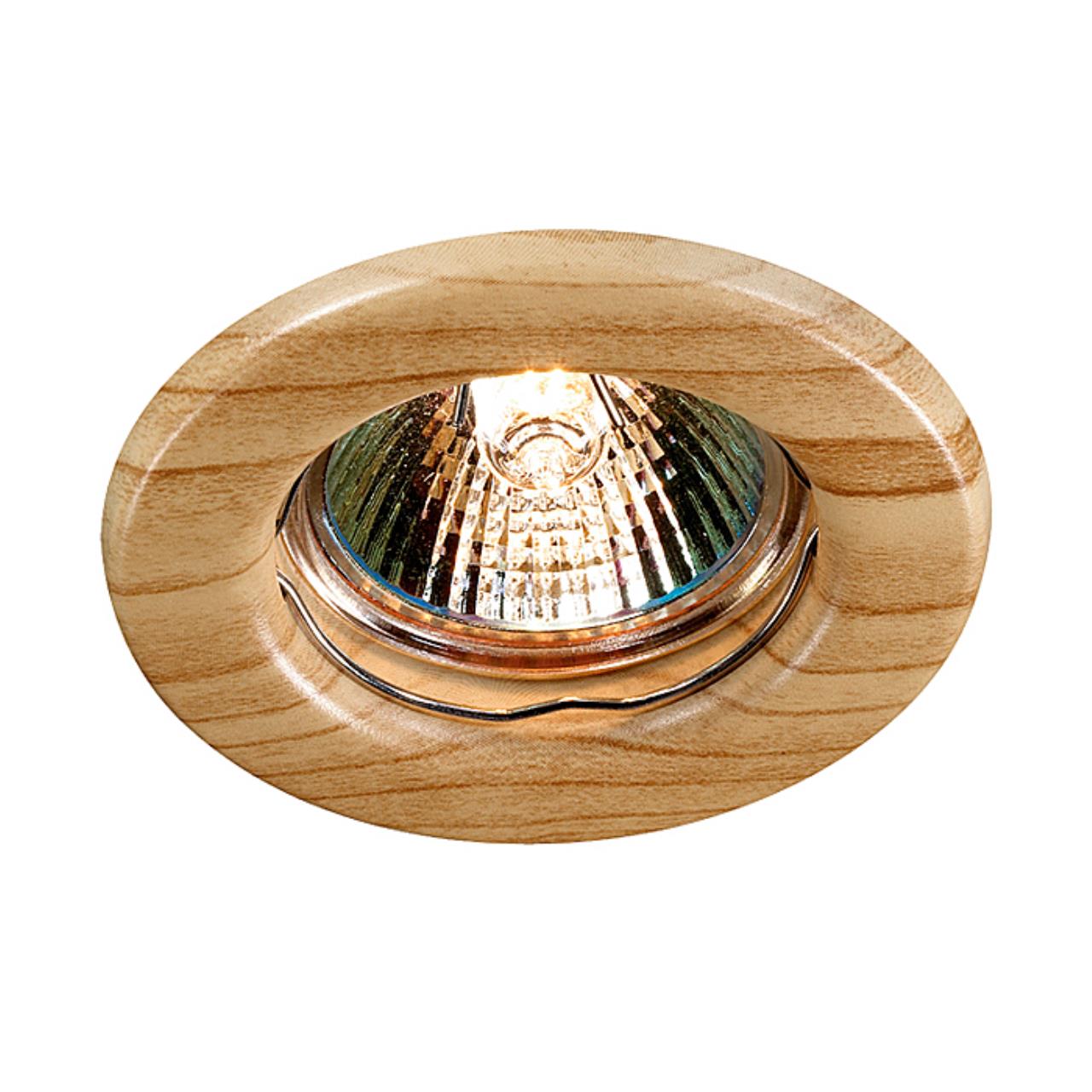 Встраиваемый неповоротный светильник SONEX Wood 369713 металл бежевый 