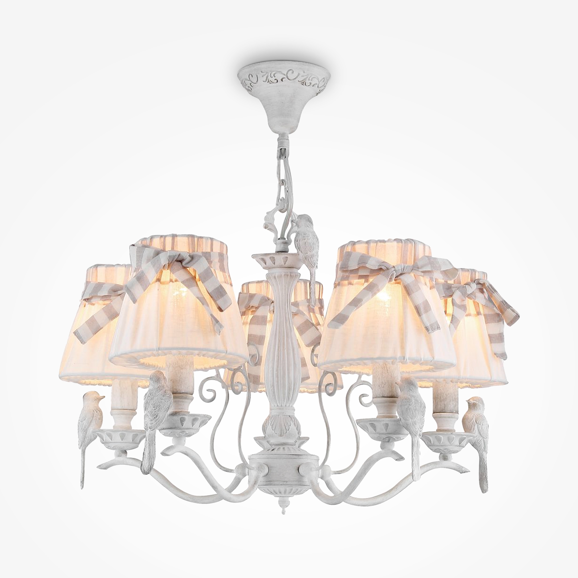 Подвесная люстра Maytoni Bird ARM013-05-W 