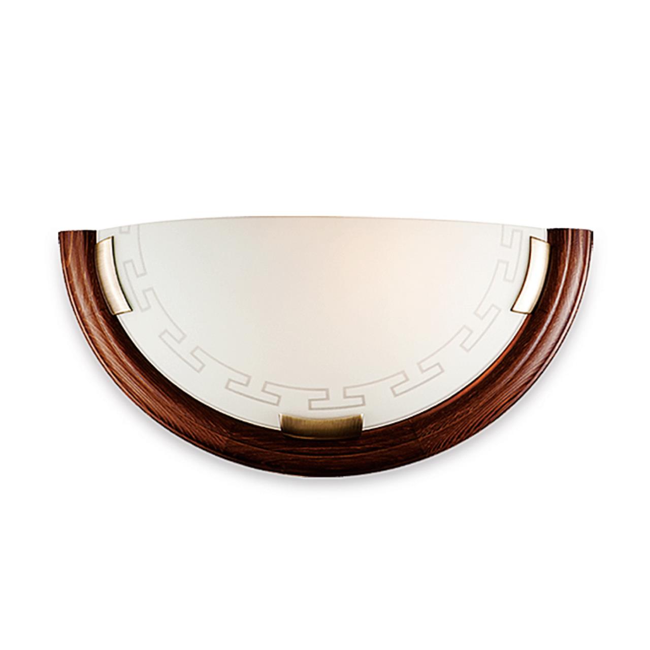 Бра SONEX Greca wood 060 стекло коричневый 