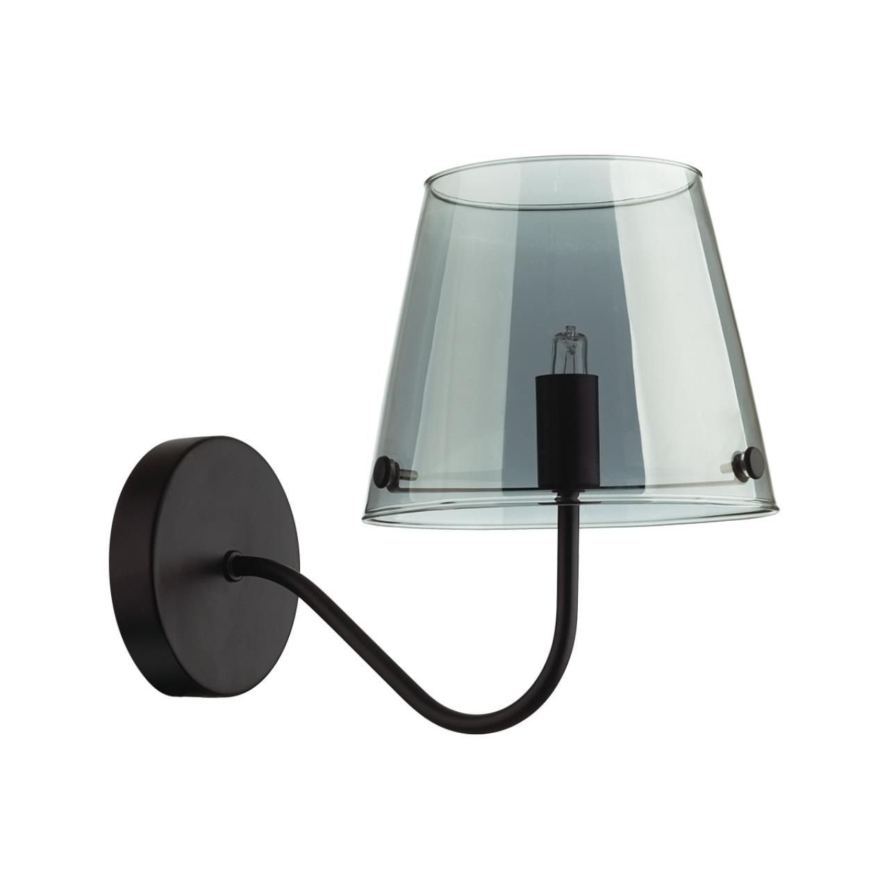 Бра SONEX Smoky 6570/1W стекло дымчатый 