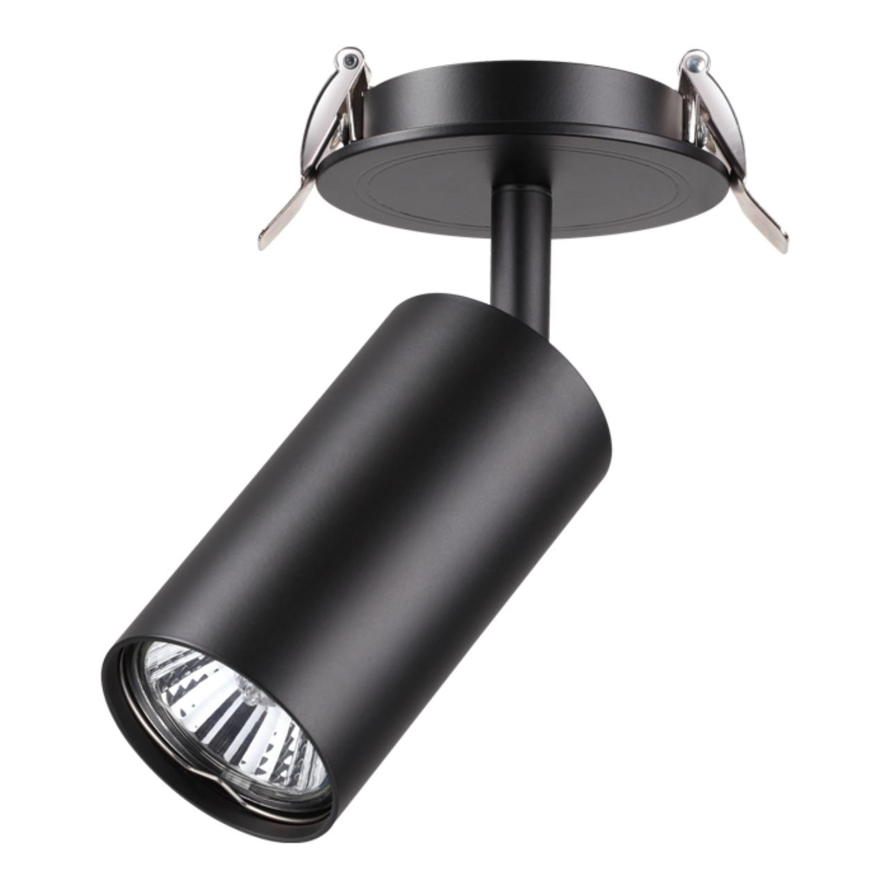 Встраиваемый светильник SONEX Pipe 370416 алюминий черный 