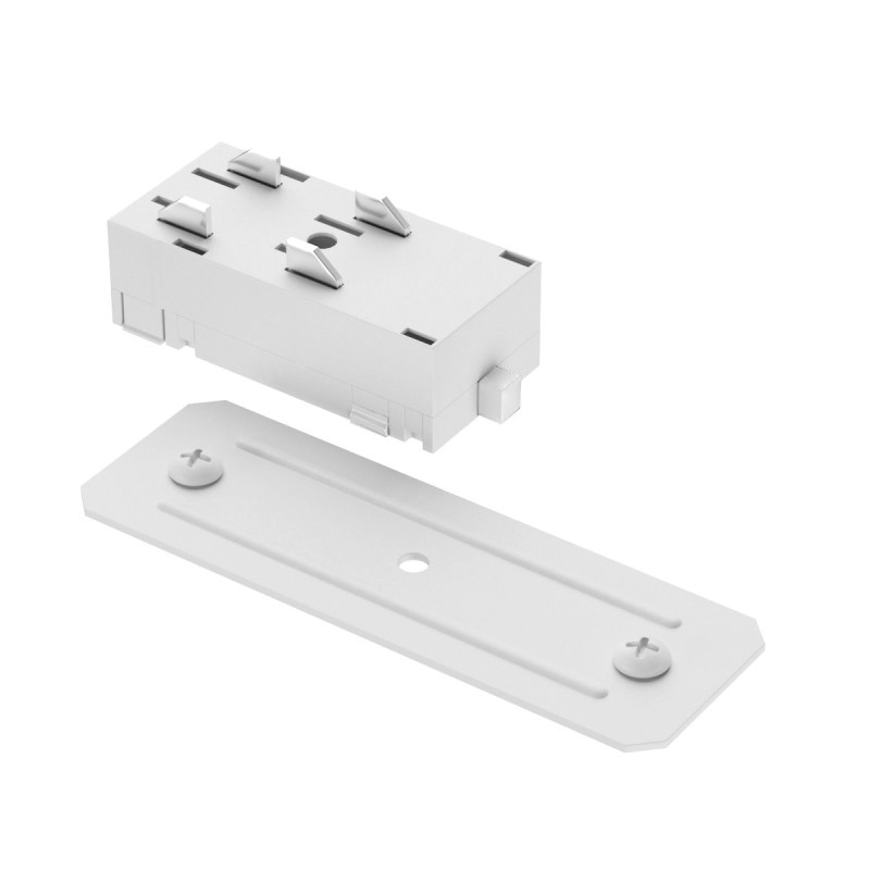 Прямой соединитель для шинопровода Denkirs TR2101-WH 