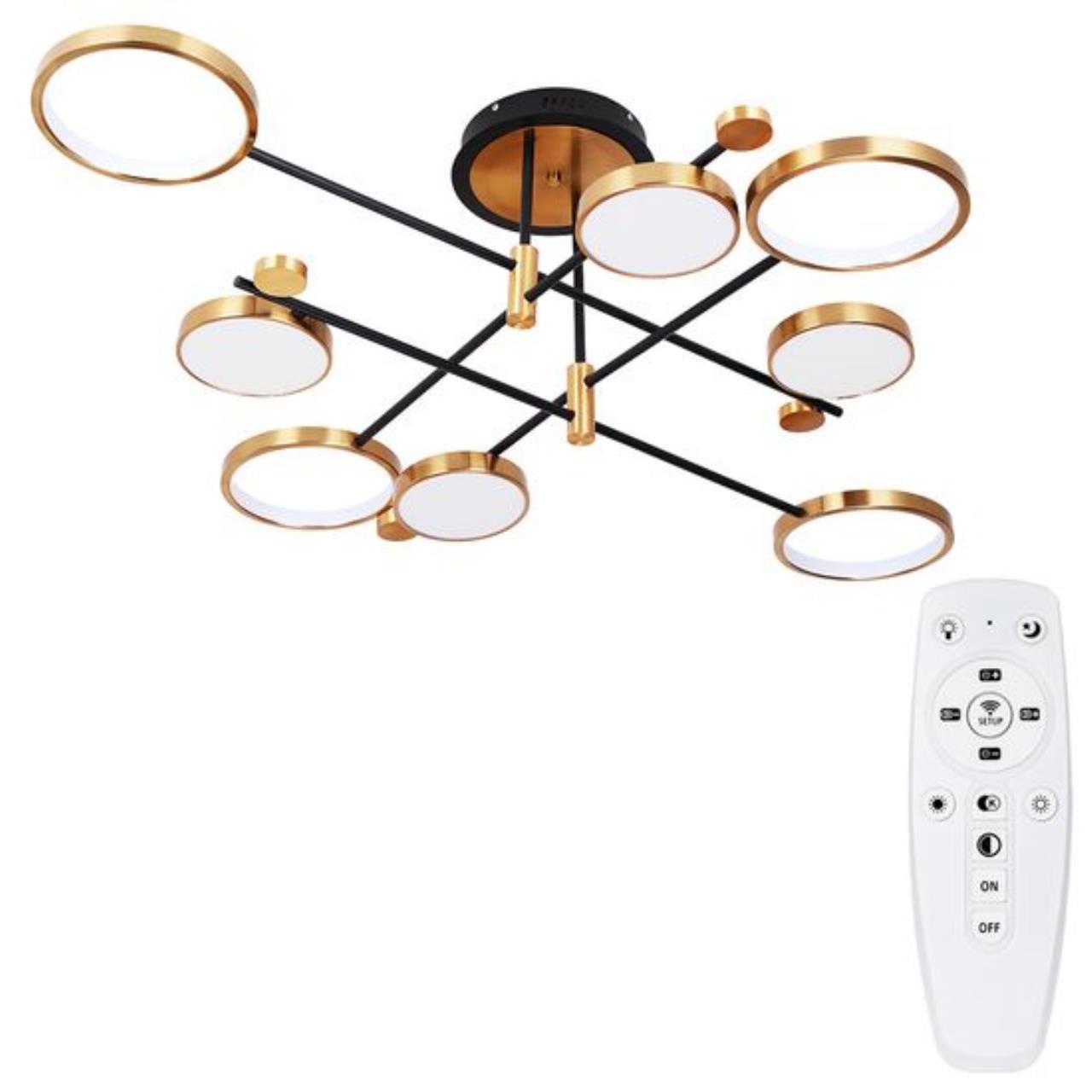 Потолочная светодиодная люстра Arte Lamp Holly A1364PL-8PB 