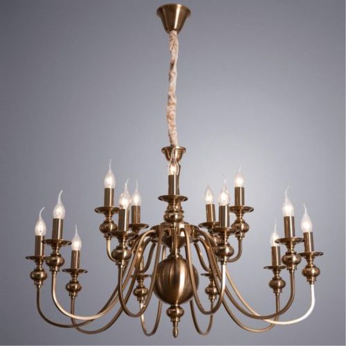 Подвесная люстра Arte Lamp Passoni A6097LM-15PB  фото 2