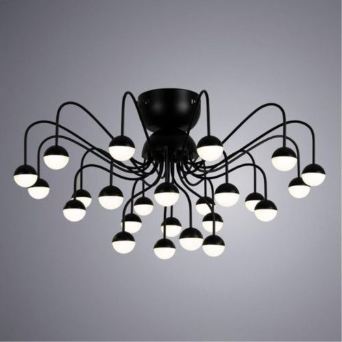 Потолочная светодиодная люстра Arte Lamp Dexter A3619PL-24BK  фото 2