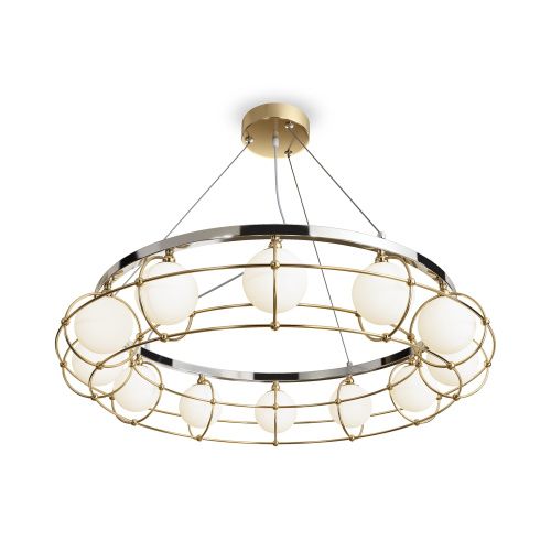 Подвесная люстра Maytoni Carcass MOD312PL-12GCH  фото 2
