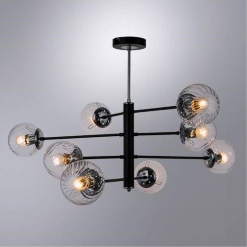 Потолочная люстра Arte Lamp Segin A3566PL-8BK  фото 2