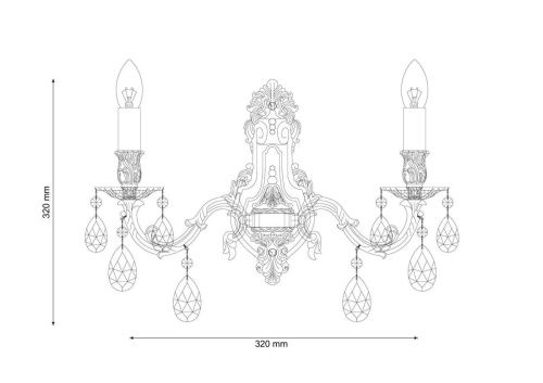 Бра Lucia Tucci Firenze W141.2 Cream White  фото 3