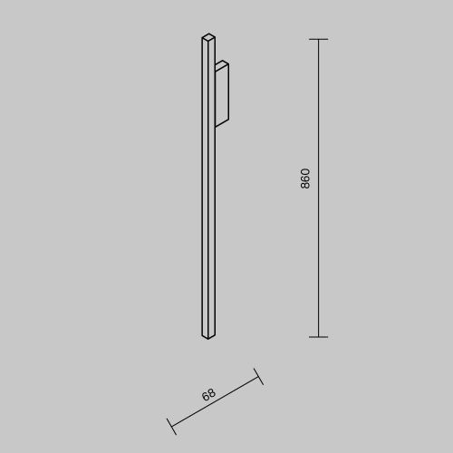 Настенный светильник (бра) Maytoni MOD245WL-L24BK  фото 7