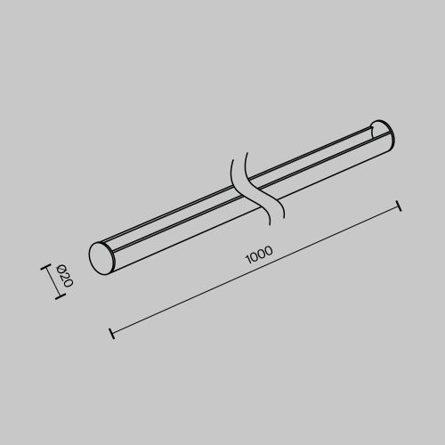 Комплектующие для текстильной подвесной системы Technical TRA130SR-1B  фото 2