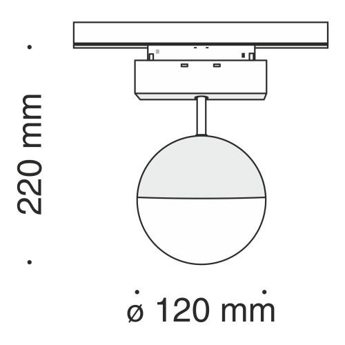 Трековый светильник Technical TR017-2-10W3K-B  фото 2