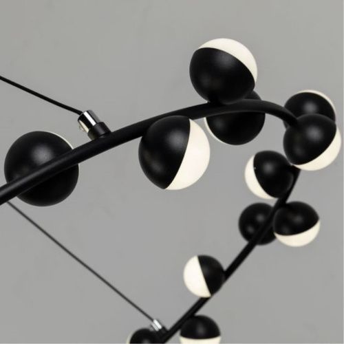 Подвесная светодиодная люстра Arte Lamp Dexter A3619SP-30BK  фото 3