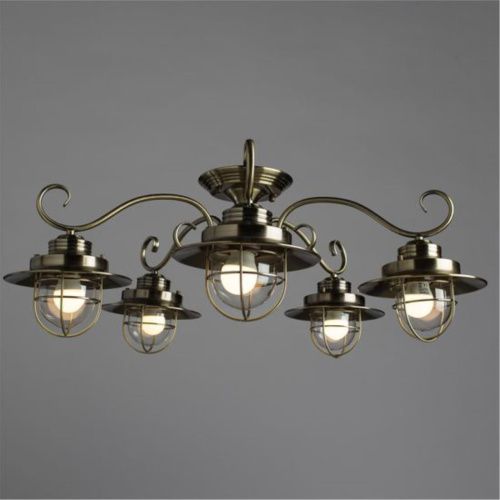 Потолочная люстра Arte Lamp 6 A4579PL-5AB  фото 2