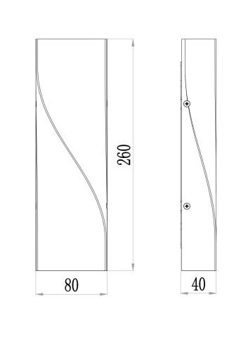 Уличный настенный светодиодный светильник Maytoni Twist O040WL-L11B3K  фото 17
