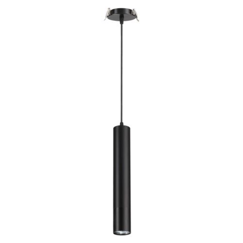 подвес встраиваемый SONEX Pipe 370403 алюминий черный 
