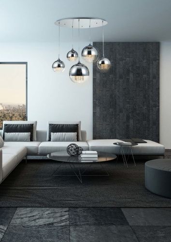 Подвесная люстра Maytoni Fermi P140-PL-170-5-N  фото 10