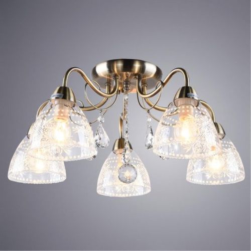 Потолочная люстра Arte Lamp Rugiada A1658PL-5AB  фото 2