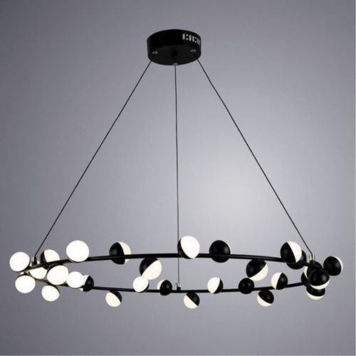 Подвесная светодиодная люстра Arte Lamp Dexter A3619SP-30BK  фото 2