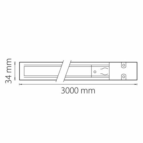 Шинопровод трехфазный Lightstar Barra 504038  фото 2