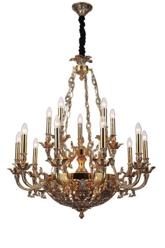 Подвесная люстра Lucia Tucci Firenze 1781.15.3 Antique Gold 