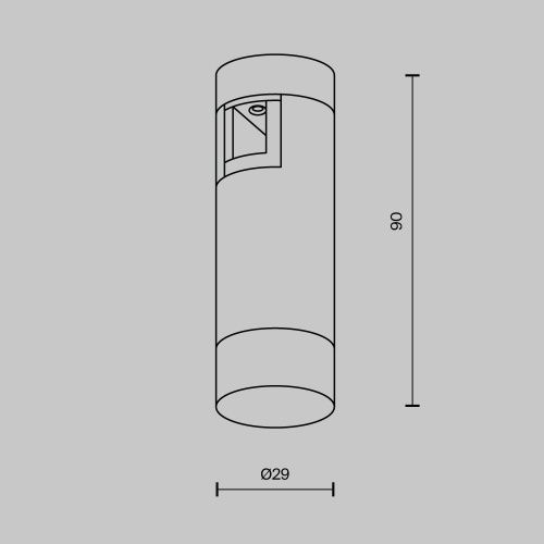 Трековый светильник Technical TR145-1-3W3K-W-BS  фото 9