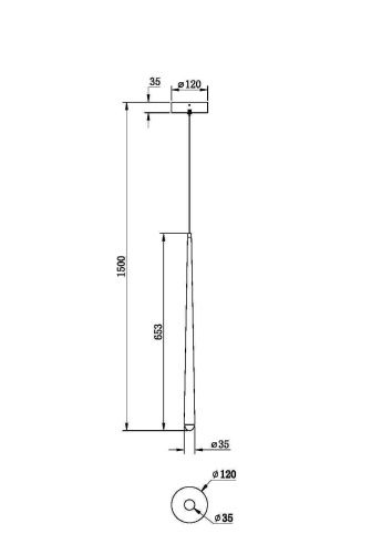 Подвесной светильник Maytoni MOD132PL-L6BSK  фото 3