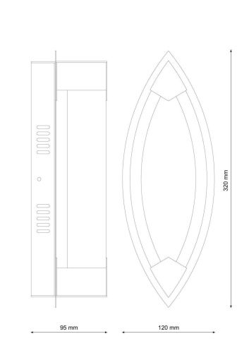 Настенный светильник Lucia Tucci Modena W172.1 Small LED320  фото 3