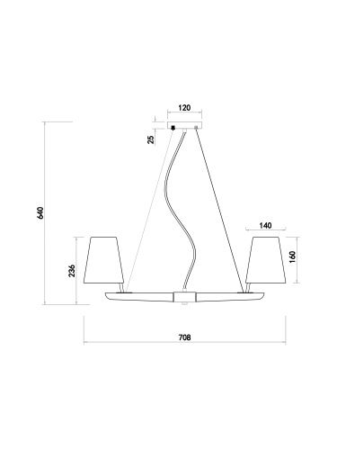 Подвесная люстра Freya Arellano FR8019PL-06W  фото 4