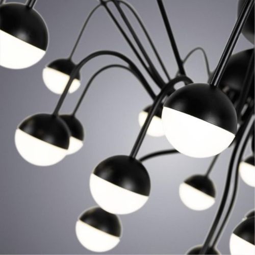 Потолочная светодиодная люстра Arte Lamp Dexter A3619PL-24BK  фото 4