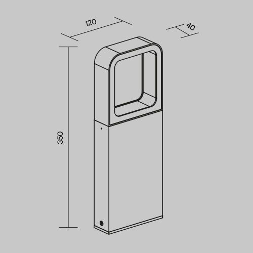 Ландшафтный светильник Outdoor O461FL-L7GF3K  фото 4