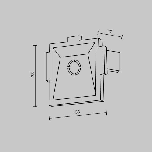 Комплектующие для встраиваемой трековой системы Technical TRA084EC-12W  фото 2