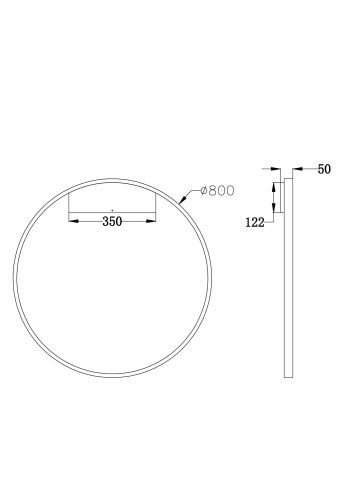 Настенный светильник Maytoni Rim MOD058WL-L50W4K  фото 9
