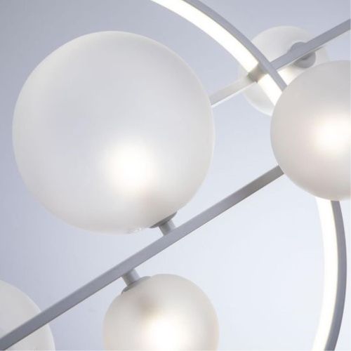 Подвесная светодиодная люстра Arte Lamp Saturn A7790SP-75WH  фото 3