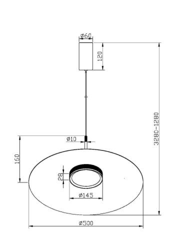 Подвесной светильник Maytoni MOD041PL-L15W3K1  фото 2