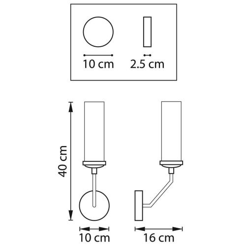 Бра Lightstar Flume 723615  фото 2