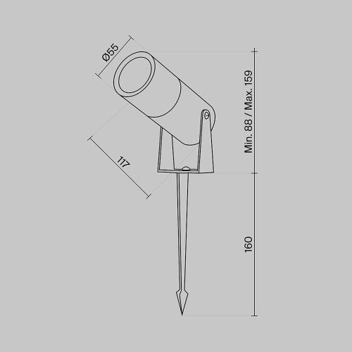 Ландшафтный светильник Outdoor O050FL-L5GF3K  фото 7