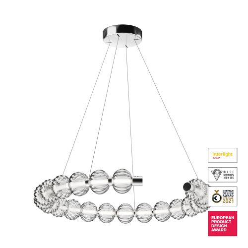 Подвесная светодиодная люстра Maytoni Amulet MOD555PL-L26CH4K  фото 3