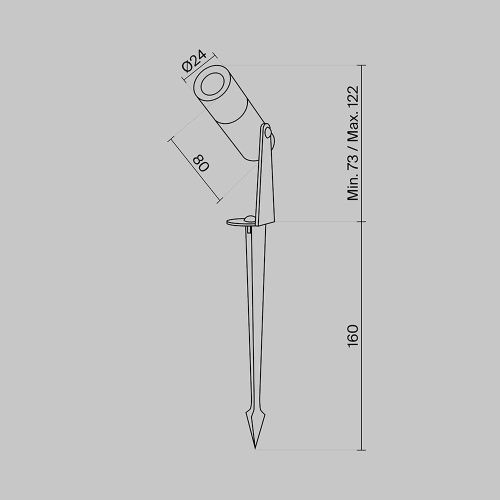 Ландшафтный светильник Outdoor O050FL-L2GF3K  фото 10