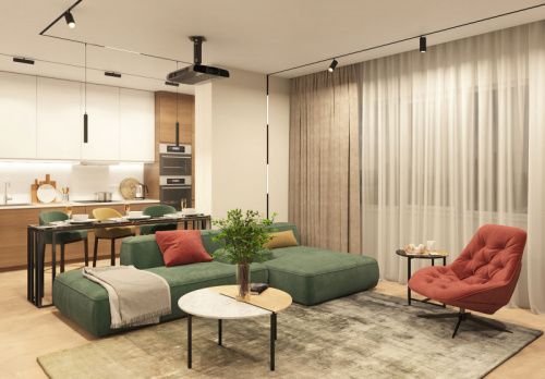 Трековый светодиодный светильник Denkirs DK8008-BK  фото 2