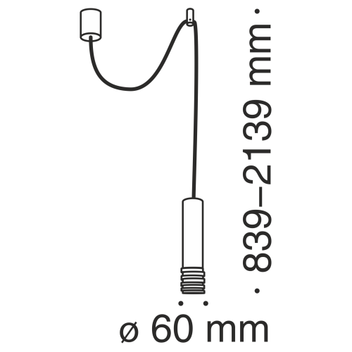 Подвесной светильник Technical P025PL-01W  фото 2