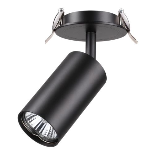 Встраиваемый светильник SONEX Pipe 370416 алюминий черный 