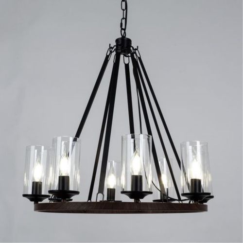 Подвесная люстра Arte Lamp Dalim A7014SP-8BK  фото 2