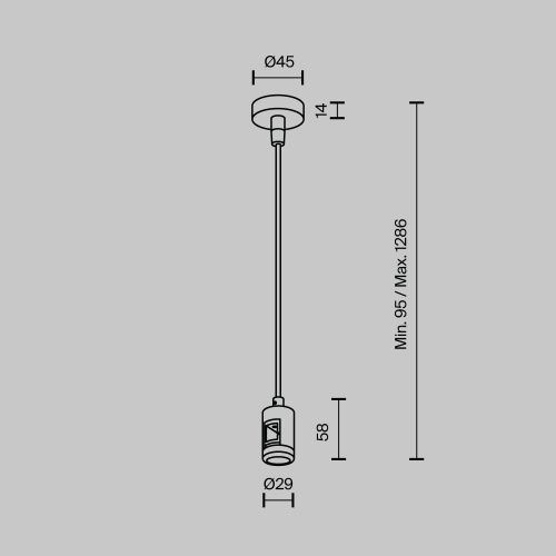 Комплектующие для трековой системы Technical TRA157SW-B1-B  фото 2
