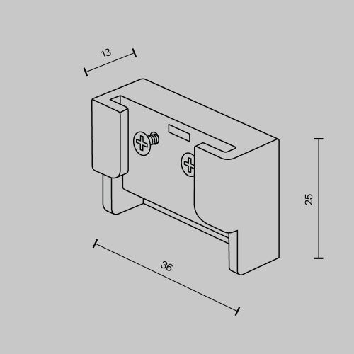 Комплектующие для текстильной подвесной системы Technical TRA130BECDuo-B  фото 3