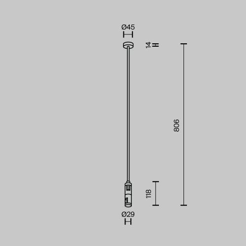 Комплектующие для трековой системы Technical TRA159С-D1-BS  фото 2